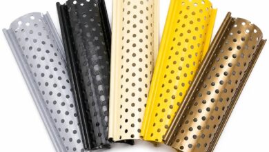 کرکره پانچ دار نمای مدرن