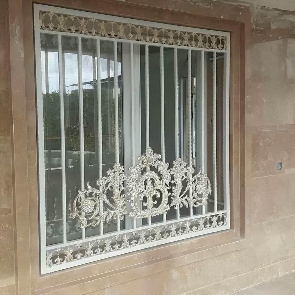 حفاظ پنجره با پوشش رنگی مقاوم
