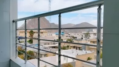 هندریل راه پله فلزی مناسب بازسازی ساختمان