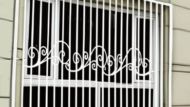حفاظ پنجره آهنی سفارشی با ساختار مقاوم